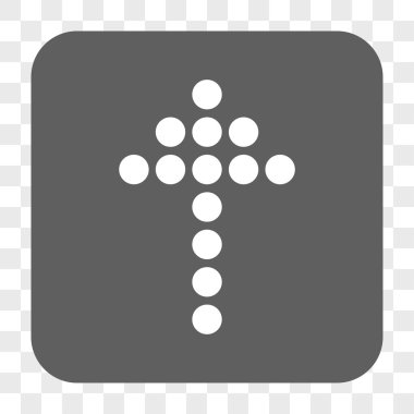 Yuvarlatılmış Kare düğmesini yukarı noktalı ok