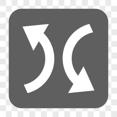 Exchange okları yuvarlak kare düğme