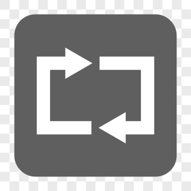 Exchange okları yuvarlak kare düğme