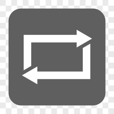 Exchange okları yuvarlak kare düğme