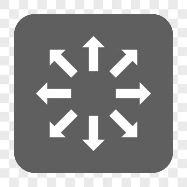 Oklar yuvarlak kare düğme patlayabilir