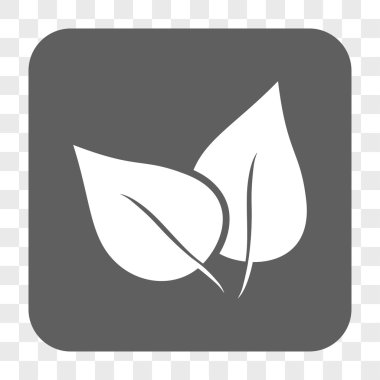 Flora Bitki yuvarlak kare düğme