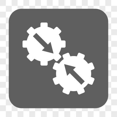 Dişli Tümleştirme yuvarlak kare düğme