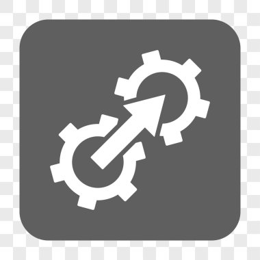 Dişli Tümleştirme yuvarlak kare düğme