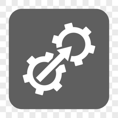 Dişli Tümleştirme yuvarlak kare düğme