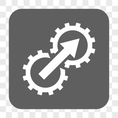 Dişli Tümleştirme yuvarlak kare düğme