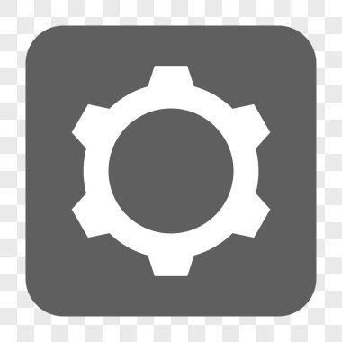 Dişli yuvarlak kare düğme