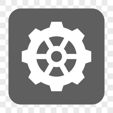 Dişli yuvarlak kare düğme