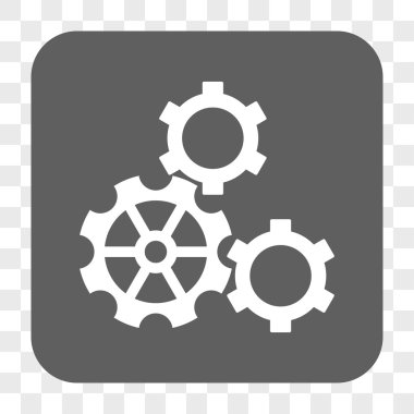 Gears'ı yuvarlak kare düğme