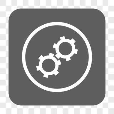 Gears'ı yuvarlak kare düğme