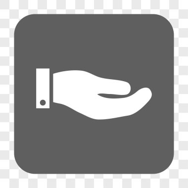 El yuvarlak kare düğme