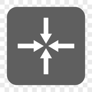 Kare düğme etkisi okları yuvarlak