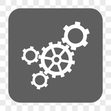 Mekanizması yuvarlak kare düğme