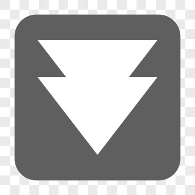 Yuvarlatılmış Kare aşağı taşı düğmesini