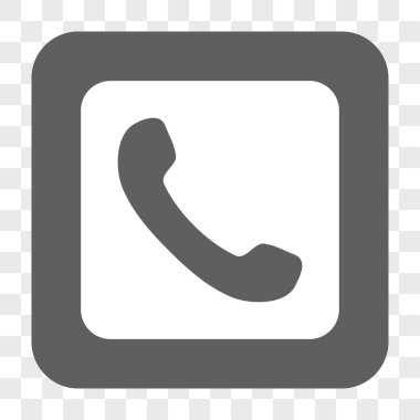 Yuvarlatılmış Kare düğme telefon