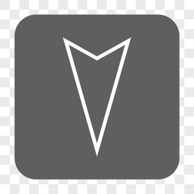 İşaretçiyi yuvarlatılmış kare düğmesini basılı