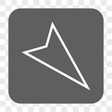 İşaretçi şu aşağı kare düğme yuvarlak