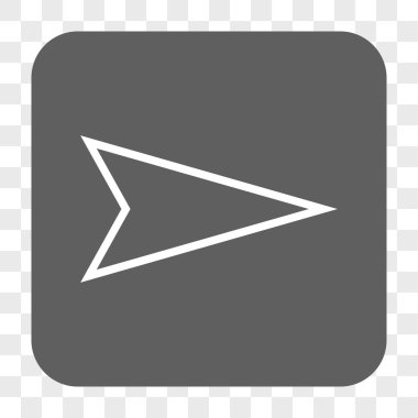 Kare düğme işaretçi sağ yuvarlak