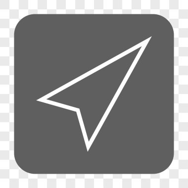 İşaretçi şu kadar kare düğme yuvarlak