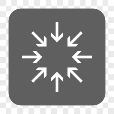 Oklar yuvarlatılmış kare düğme basınç