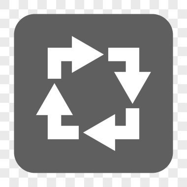 Geri Dönüşümlü Kare Düğmesi