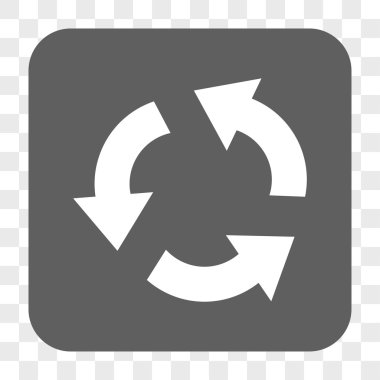 Geri Dönüşümlü Kare Düğmesi