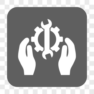 Onarım hizmeti yuvarlak kare düğme