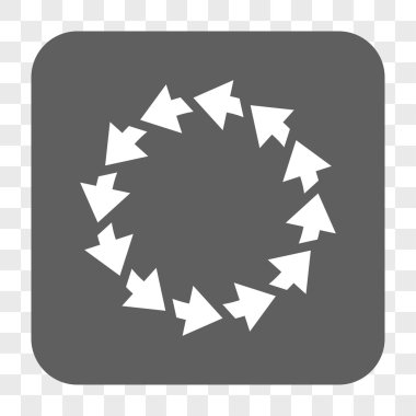 Döndürme Ccw yuvarlak kare düğme