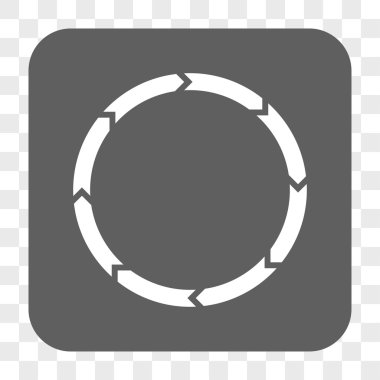 Döndürme yuvarlak kare düğme