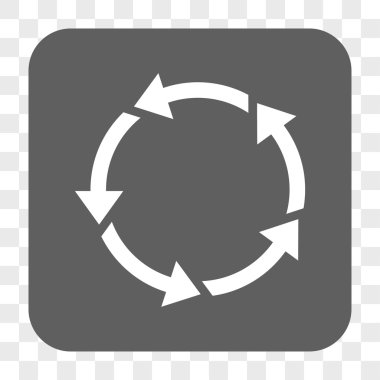 Döndürme yuvarlak kare düğme