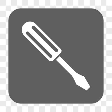 Tornavida yuvarlak kare düğme