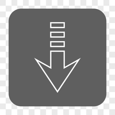 Yuvarlatılmış Kare düğmesini basılı göndermek