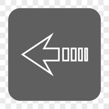 Sol yuvarlak kare düğme göndermek