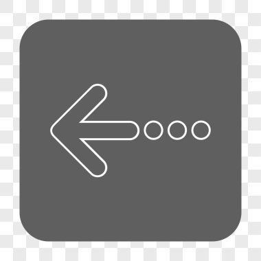 Sol yuvarlak kare düğme göndermek