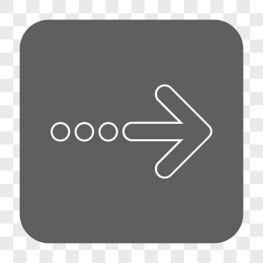 Sağ yuvarlak kare düğme göndermek