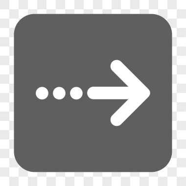 Sağ yuvarlak kare düğme göndermek