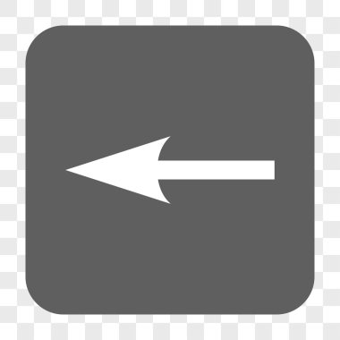 Keskin ok sol yuvarlak kare düğme