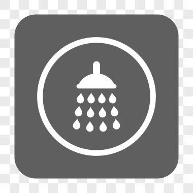 Duş yuvarlak kare düğme