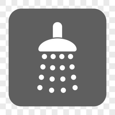 Duş yuvarlak kare düğme