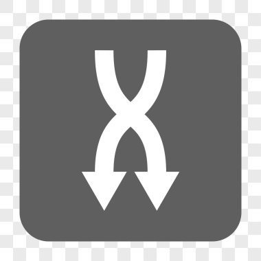 Yuvarlatılmış Kare düğme aşağı okları shuffle