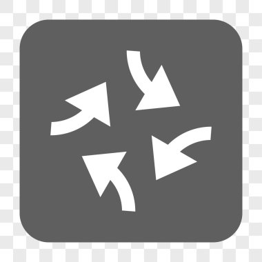 Girdap okları yuvarlak kare düğme