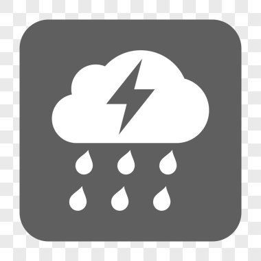 Fırtına yuvarlak kare düğme