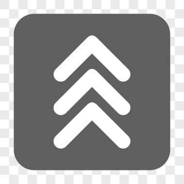 Yuvarlatılmış Kare düğmesini yukarı çift ok ucu