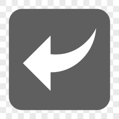 Yuvarlatılmış Kare düğme geri al