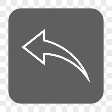 Yuvarlatılmış Kare düğme geri al