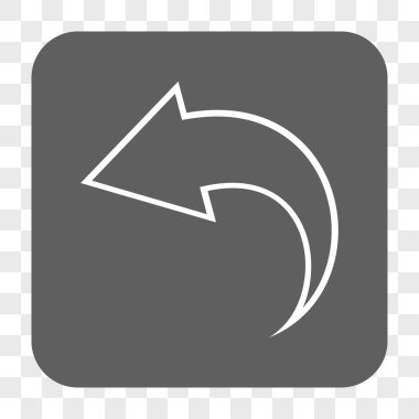 Yuvarlatılmış Kare düğme geri al