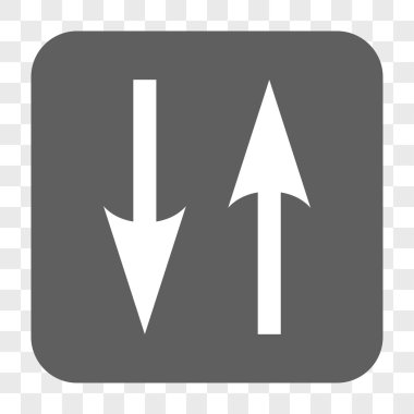 Dikey Exchange okları yuvarlak kare düğme