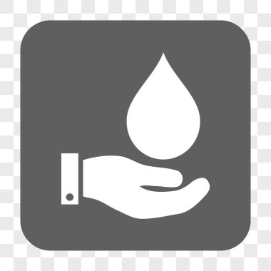 Su Servisi yuvarlak kare düğme