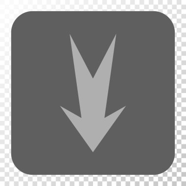 Yuvarlatılmış Kare düğme aşağı ok