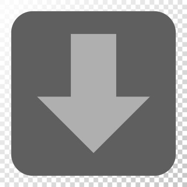 Yuvarlatılmış Kare düğme aşağı ok